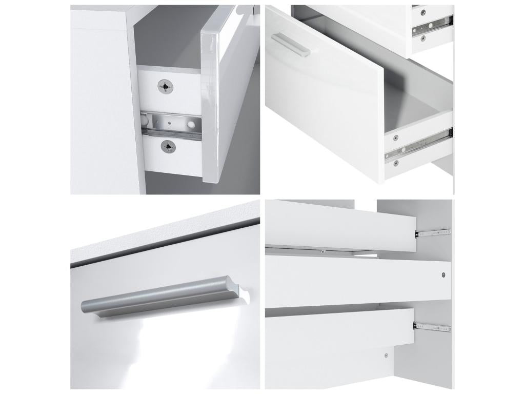 White Home Furniture, 76 x 74 x 33 cm