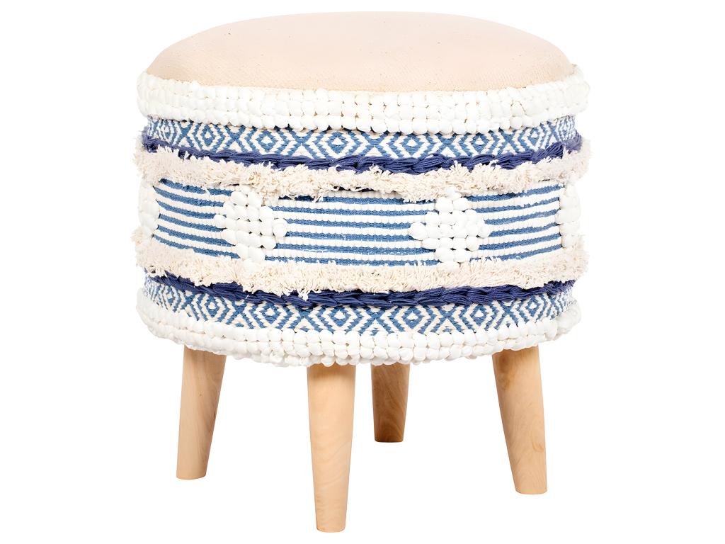 Blue Ottoman