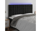 Black Velvet Home Furniture, 180 x 5 x 118 cm