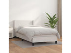 White Faux Leather Mattress, 90 x 200 cm