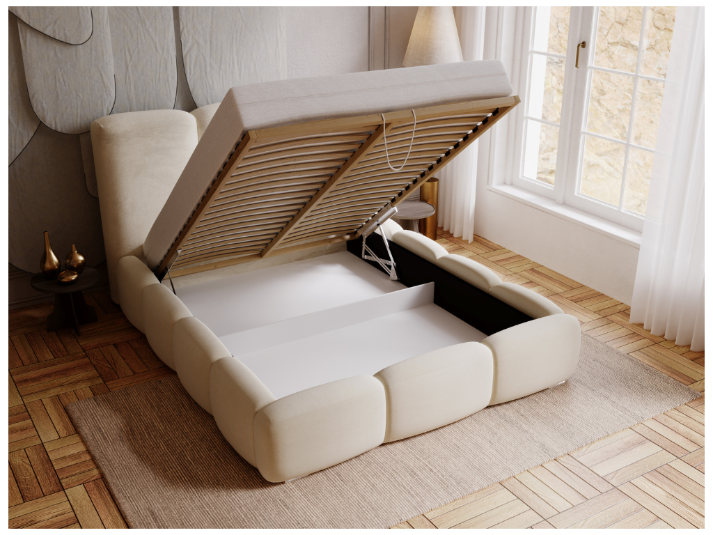 Brown Velvet Home Furniture, 160 x 200 cm