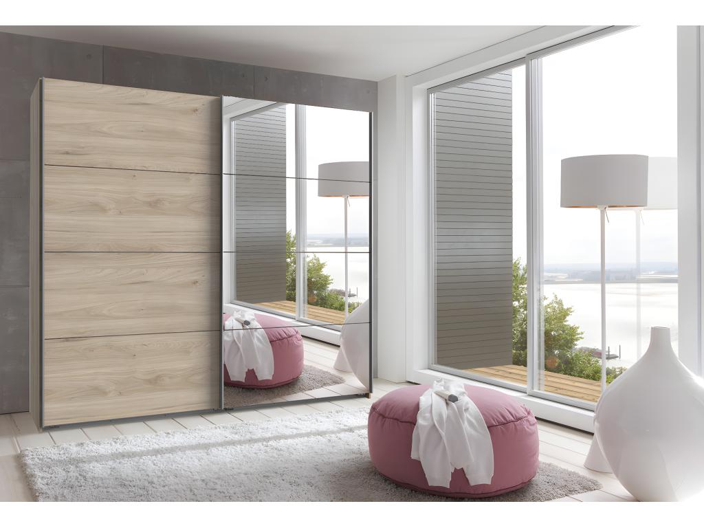 Natural Oak Wood Wardrobe - dlz1766457053730