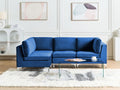 Blue Velvet Sofa