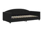 Black Velvet Mattress, 100 x 200 cm