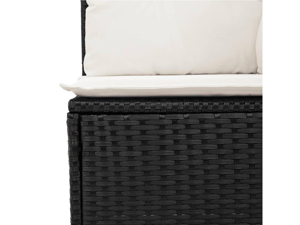 Black Woven Resin Wicker Outdoor Furniture Set - dlz1766456877864