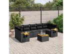 Black Woven Resin Wicker Outdoor Furniture Set - dlz1766457081351