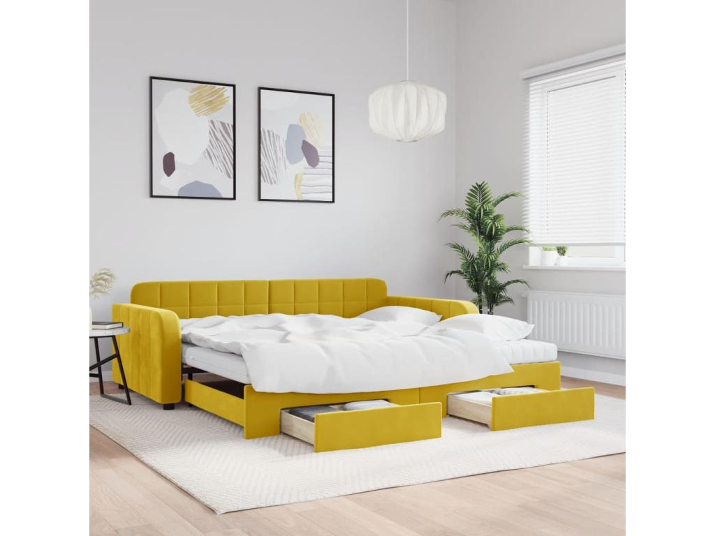 Yellow Velvet Home Furniture, 100 x 200 cm
