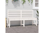 White Solid Wood Bench