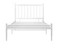 White Metal Bed Frame, 100 x 200 cm