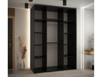 Black Wardrobe, 180 x 60 x 235.2 cm