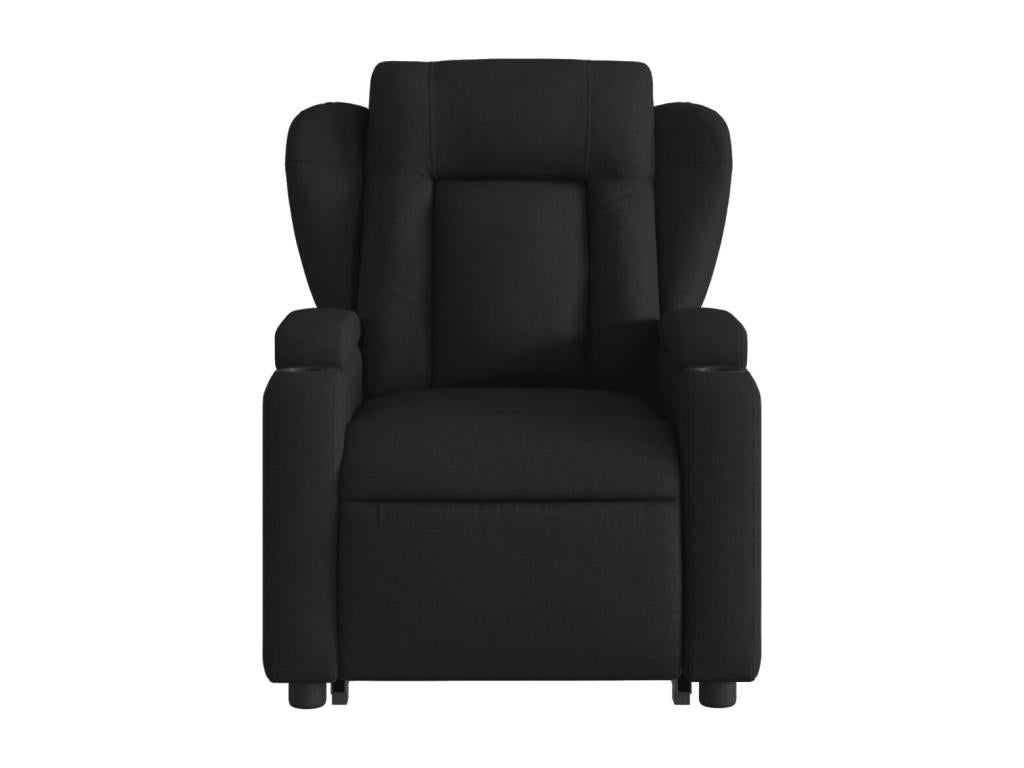 Black Fabric Accent Chair
