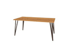 Natural Oak Wood Table, 100 x 170 cm