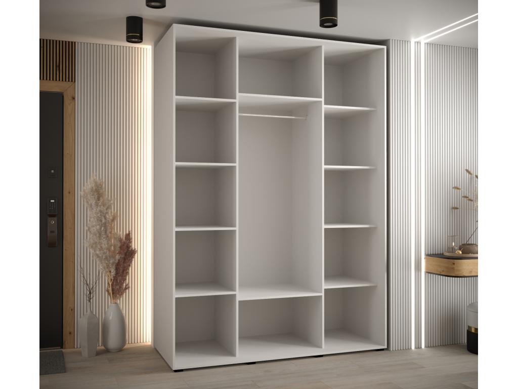 White Wardrobe, 180 x 60 x 205.2 cm - dlz1766457008340