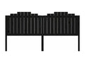 Black Solid Wood Home Furniture, 206 x 4 x 110 cm