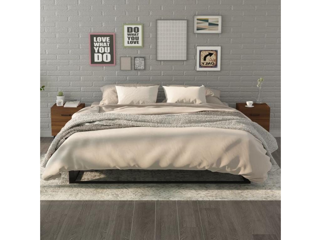 Brown Oak Wood Home Furniture, 40 x 35 x 47.5 cm