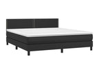 Black Faux Leather Mattress, 180 x 200 cm