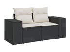 Black Woven Resin Wicker Outdoor Furniture Set - dlz1766456483578
