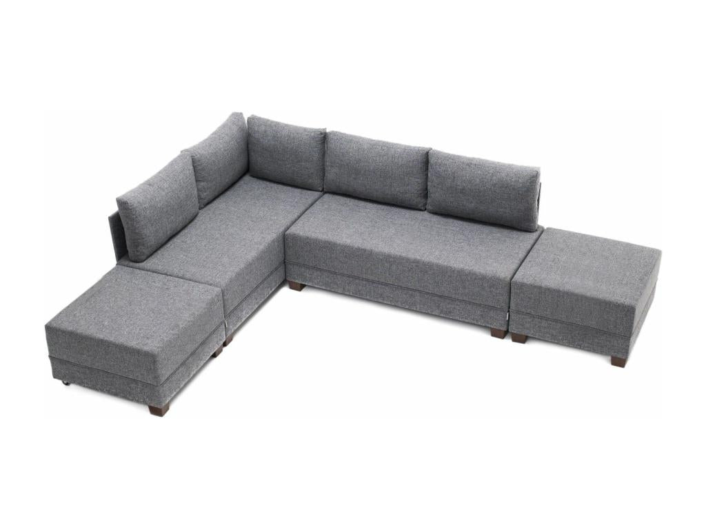 Gray Fabric Sofa