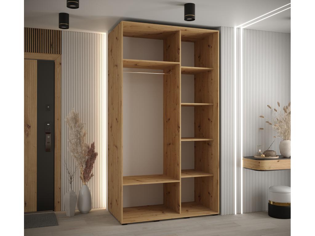 Natural Wardrobe, 130 x 60 x 235.2 cm