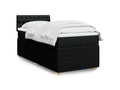 Black Fabric Mattress, 90 x 190 cm