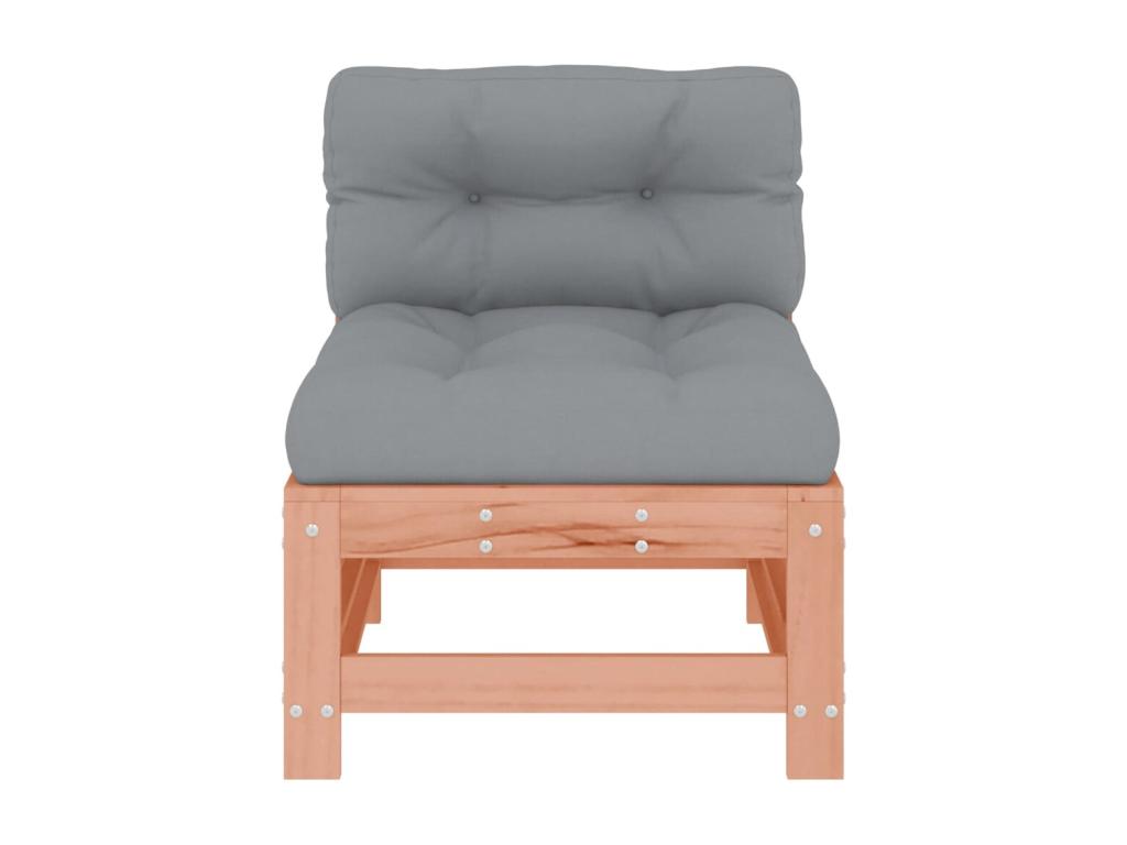 Brown Solid Wood Sofa