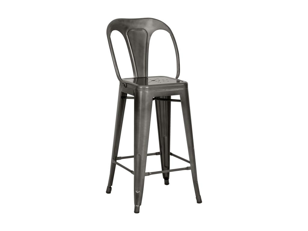 Gray Metal Chair