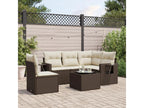 Brown Woven Resin Wicker Outdoor Furniture Set - dlz1766456586098