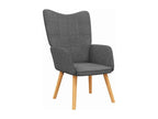 Gray Fabric Accent Chair - dlz1766457057432