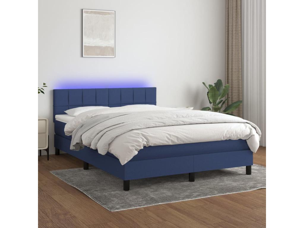Blue Fabric Mattress, 140 x 190 cm