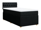 Black Fabric Mattress, 90 x 190 cm
