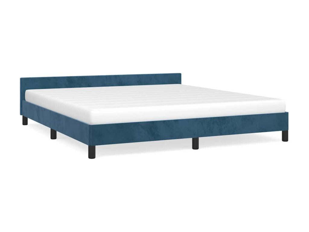 Blue Velvet Bed Frame, 180 x 200 cm - dlz1766456909439