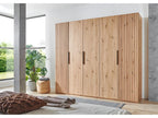 Natural Oak Wood Wardrobe - dlz1766456703544