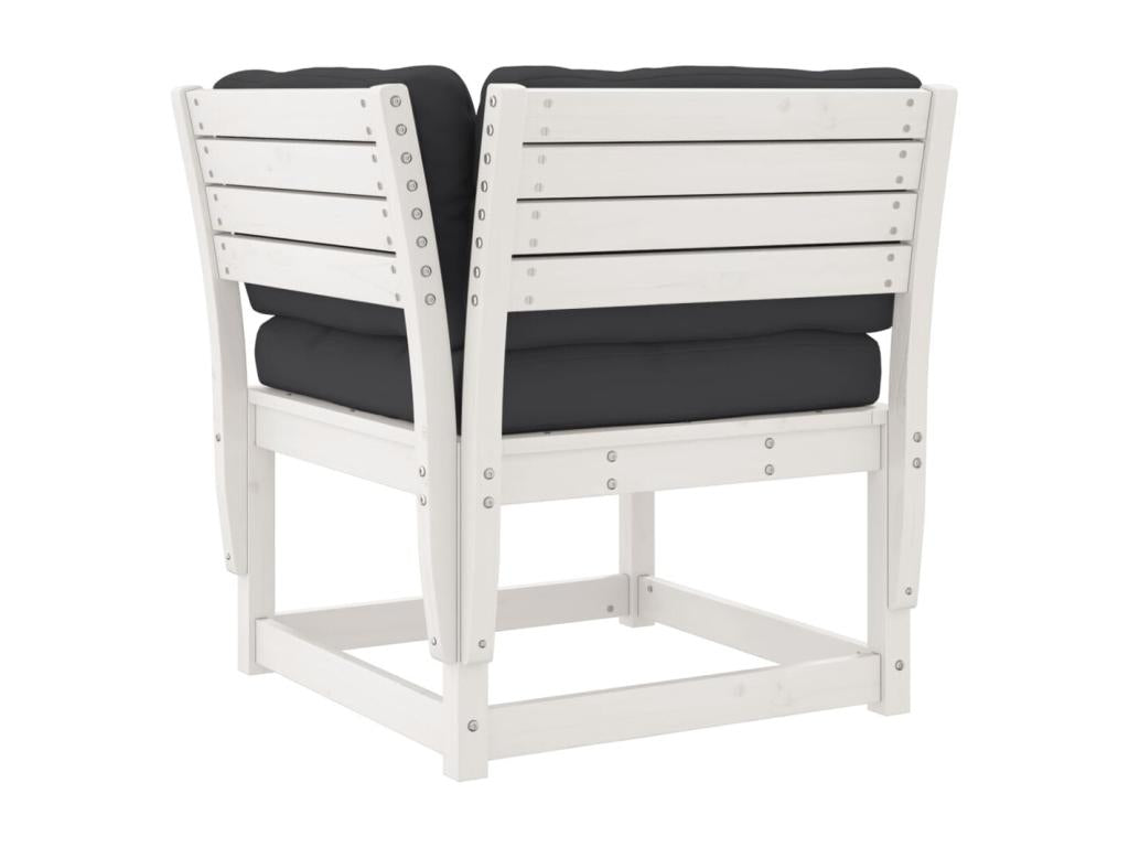 White Pine Wood Outdoor Furniture Set