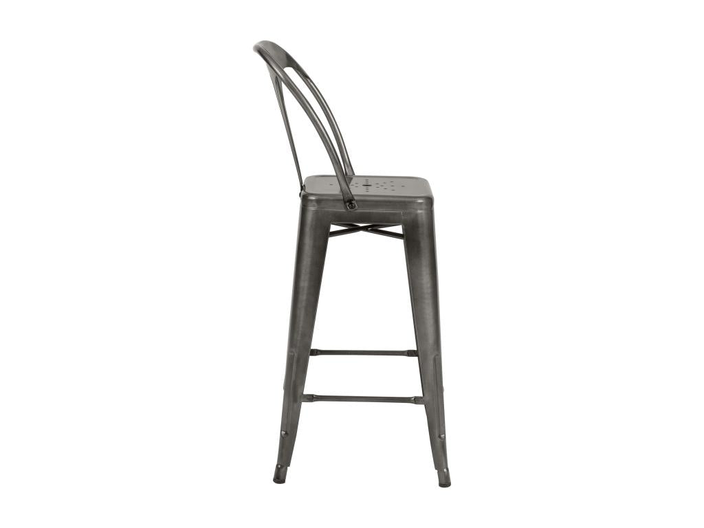 Gray Metal Chair