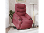 Red Fabric Accent Chair