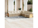 Beige Woven Resin Wicker Outdoor Furniture Set - dlz1766456783408