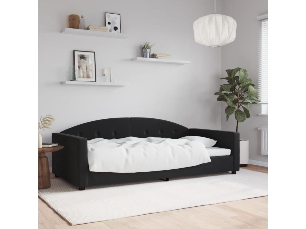 Black Velvet Mattress, 100 x 200 cm