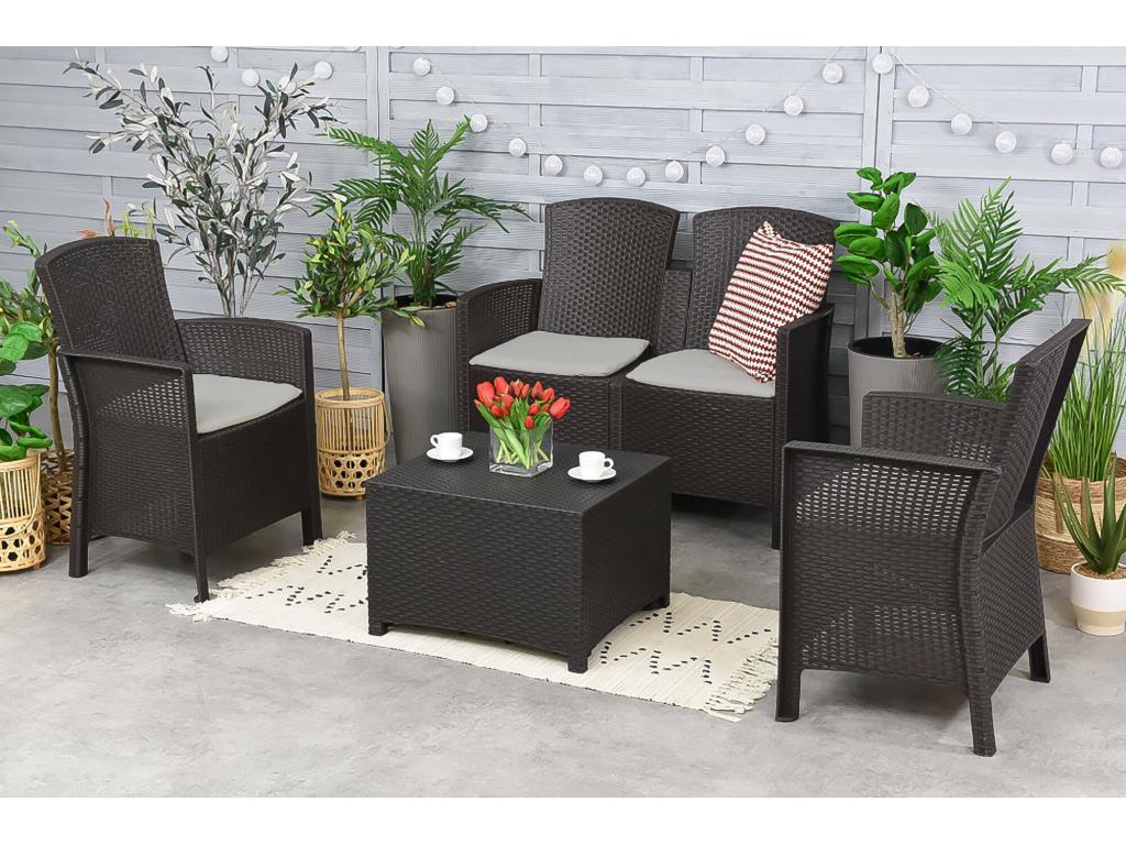 Anthracite Outdoor Furniture Set