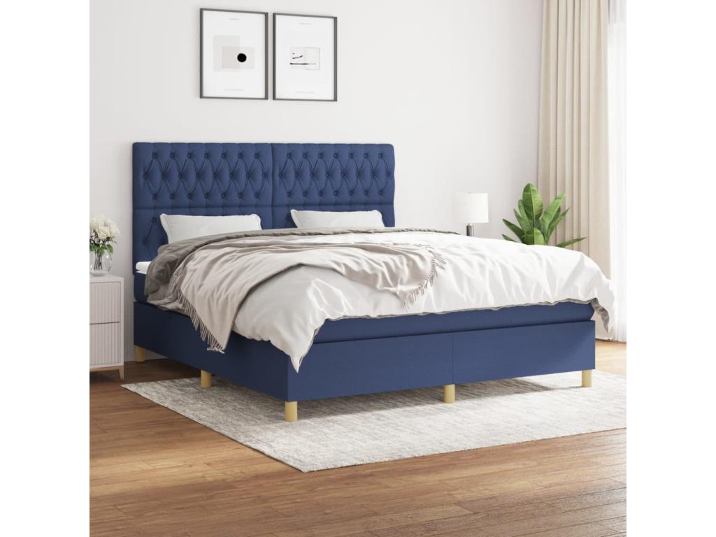 Blue Fabric Mattress, 180 x 200 cm