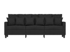 Black Fabric Sofa
