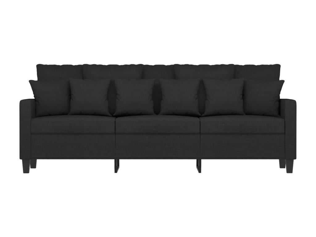 Black Fabric Sofa