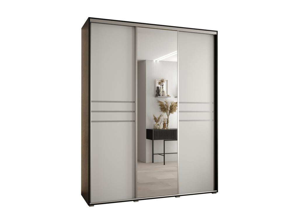 Black Wardrobe, 190 x 60 x 235.2 cm