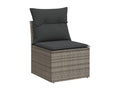 Gray Woven Resin Wicker Outdoor Furniture Set - dlz1766456895286