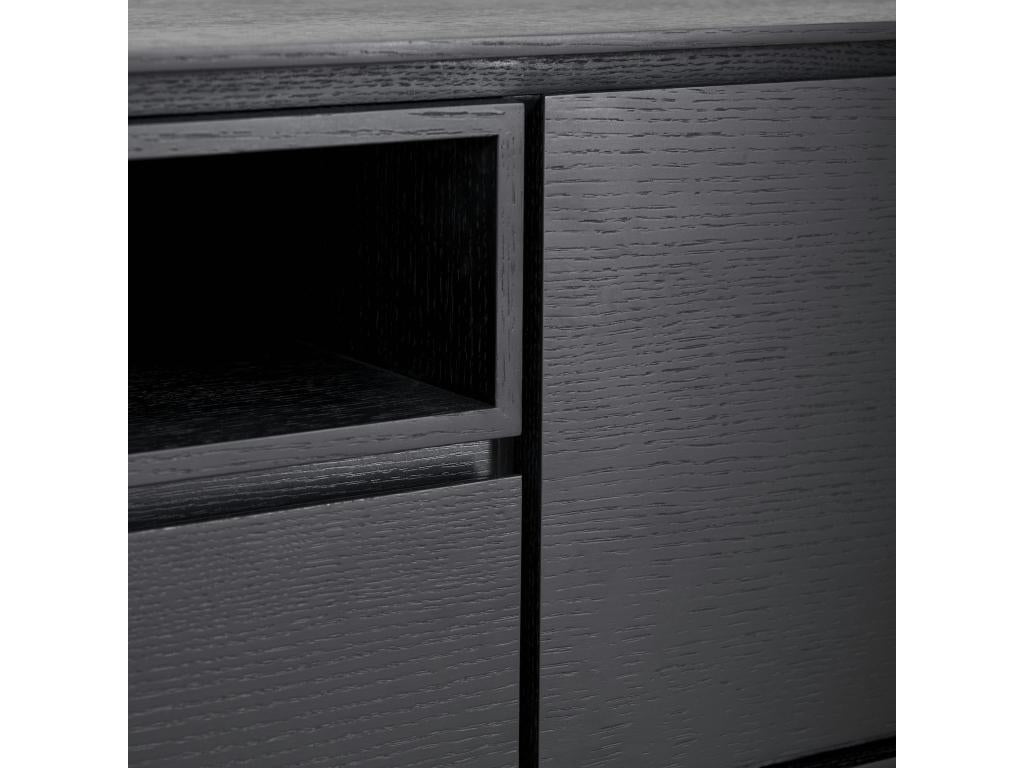 Black Metal TV Stand