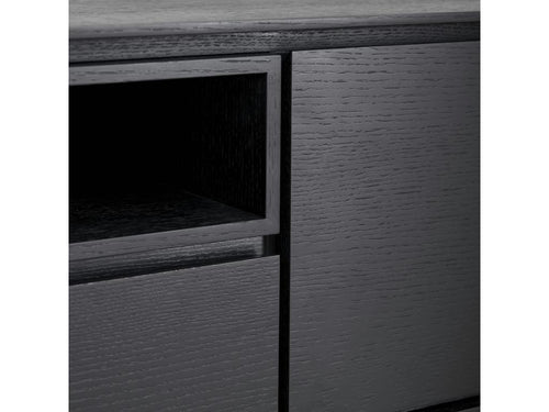 Black Metal TV Stand