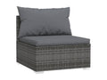Gray Woven Resin Wicker Outdoor Furniture Set - dlz1766456719818