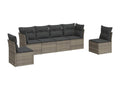 Gray Woven Resin Wicker Outdoor Furniture Set