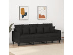 Black Fabric Sofa