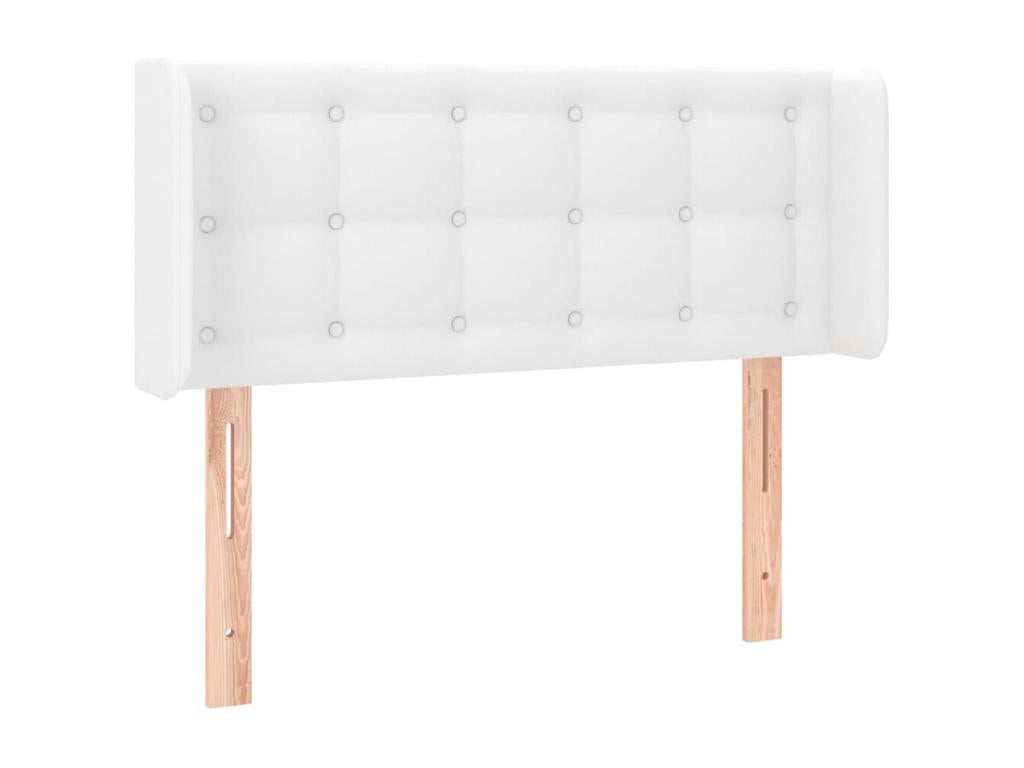 White Faux Leather Home Furniture, 93 x 16 x 78 cm