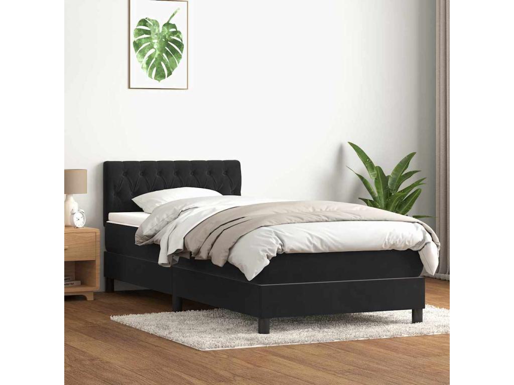 Black Velvet Mattress, 80 x 220 cm